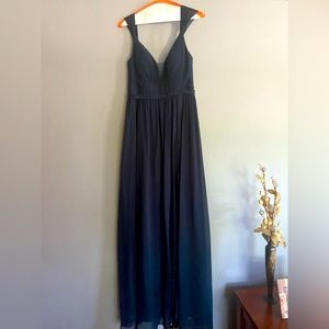 Navy bridesmaid dress, size 4